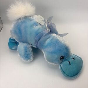 Dan Dee Collectors Choice Blue Marbled Platypus Plush Stuffed Animal 11 inch